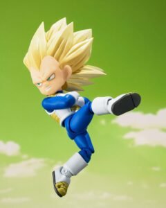 Figura de Super Saiyan 3 Vegeta S.H. Figuarts en Dragon Ball por Bandai Tamashii Nations - Imagen 4
