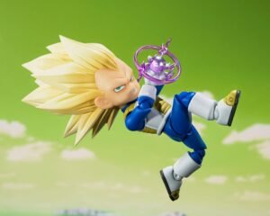 Figura de Super Saiyan 3 Vegeta S.H. Figuarts en Dragon Ball por Bandai Tamashii Nations - Imagen 5