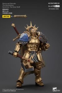 Figura de Hendrick The Silver Wolf en Stormcast Eternals: The Blacktalons de Warhammer Age of Sigmar por Joy Toy - Imagen 2