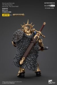 Figura de Hendrick The Silver Wolf en Stormcast Eternals: The Blacktalons de Warhammer Age of Sigmar por Joy Toy - Imagen 3