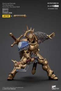 Figura de Hendrick The Silver Wolf en Stormcast Eternals: The Blacktalons de Warhammer Age of Sigmar por Joy Toy - Imagen 4