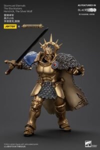 Figura de Hendrick The Silver Wolf en Stormcast Eternals: The Blacktalons de Warhammer Age of Sigmar por Joy Toy - Imagen 5