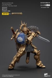 Figura de Hendrick The Silver Wolf en Stormcast Eternals: The Blacktalons de Warhammer Age of Sigmar por Joy Toy - Imagen 6