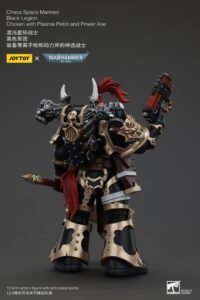 Figura de Chaos Space Marines Black Legion Chosen con Plasma Pistol y Power Axe en Warhammer 40k por Joy Toy (CN) - Imagen 2