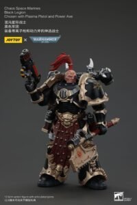 Figura de Chaos Space Marines Black Legion Chosen con Plasma Pistol y Power Axe en Warhammer 40k por Joy Toy (CN) - Imagen 3