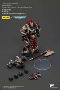 Figura de Chaos Space Marines Black Legion Chosen con Plasma Pistol y Power Axe en Warhammer 40k por Joy Toy (CN) - Imagen 8