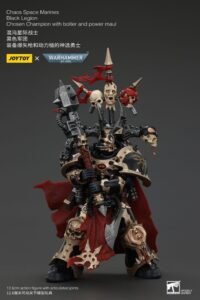 Figura de Chaos Space Marines Black Legion Chosen Champion con Bolter y Power Maul en Warhammer 40k por Joy Toy (CN) - Imagen 7