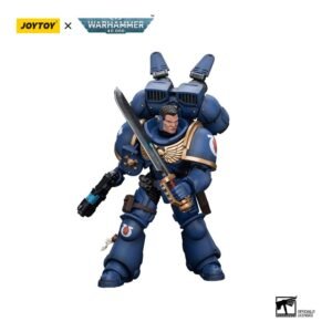 Figura de Ultramarines Jump Pack Intercessors Sergeant en Warhammer 40k por Joy Toy (CN) - Imagen 4
