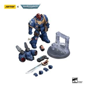 Figura de Ultramarines Jump Pack Intercessors Sergeant en Warhammer 40k por Joy Toy (CN) - Imagen 5