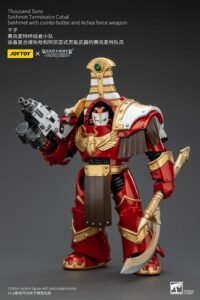 Figura de Sekhmet Terminator Cabal Sekhmet with Combi-Bolter and Achea Force Weapon en Warhammer The Horus Heresy por Joy Toy (CN) - Imagen 2