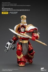 Figura de Sekhmet Terminator Cabal Sekhmet with Combi-Bolter and Achea Force Weapon en Warhammer The Horus Heresy por Joy Toy (CN) - Imagen 5