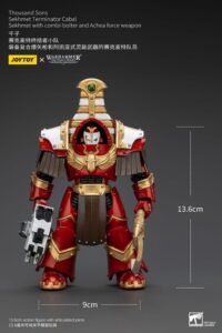 Figura de Sekhmet Terminator Cabal Sekhmet with Combi-Bolter and Achea Force Weapon en Warhammer The Horus Heresy por Joy Toy (CN) - Imagen 9