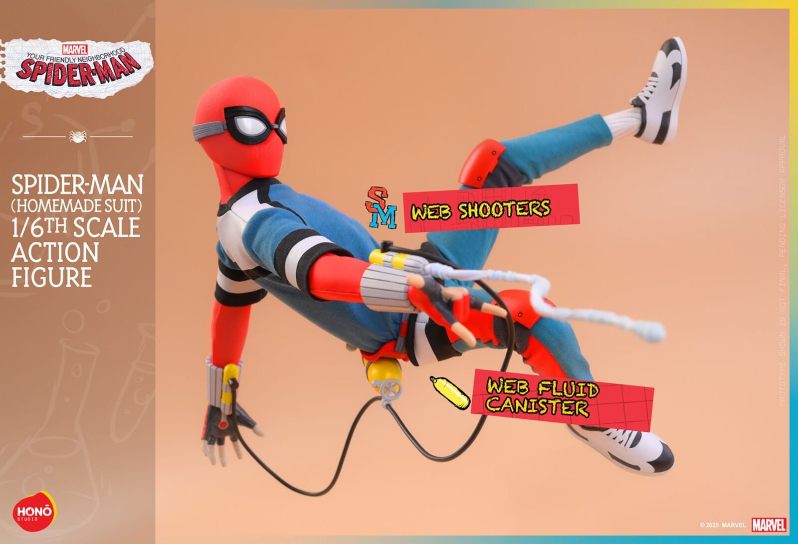 Figura de Spider-Man (Homemade Suit) en Tu amigo y vecino Spider-Man por Hono Studio - Imagen 17