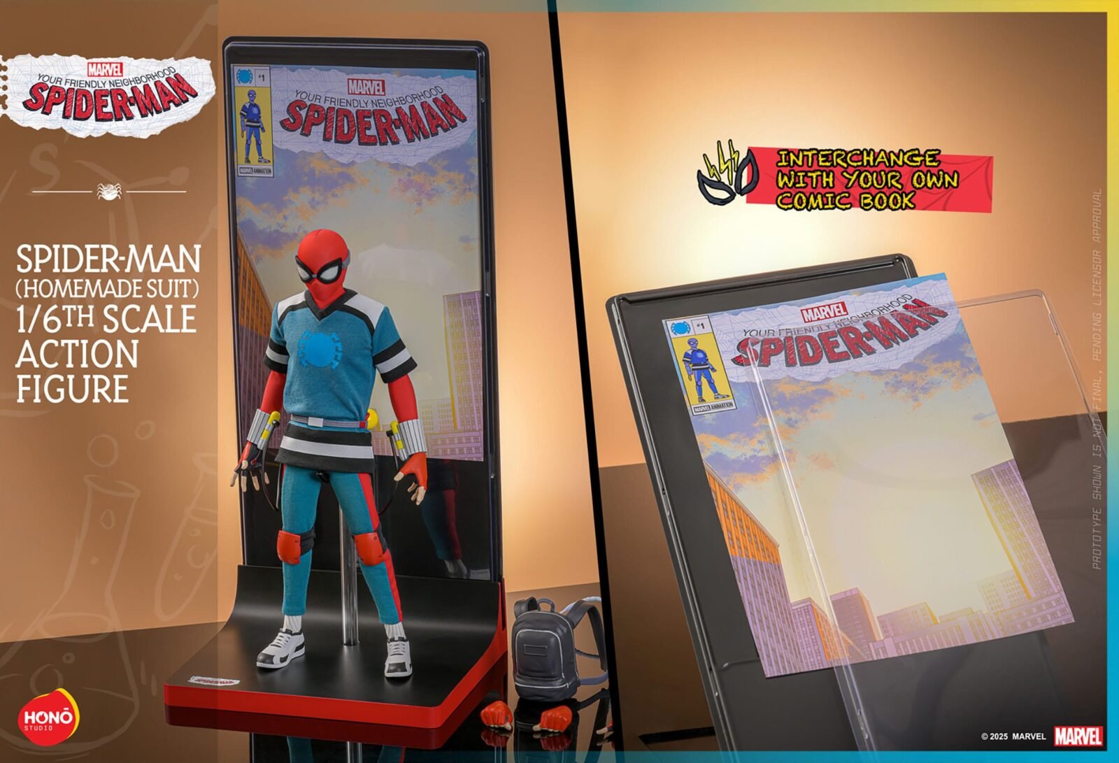 Figura de Spider-Man (Homemade Suit) en Tu amigo y vecino Spider-Man por Hono Studio - Imagen 18