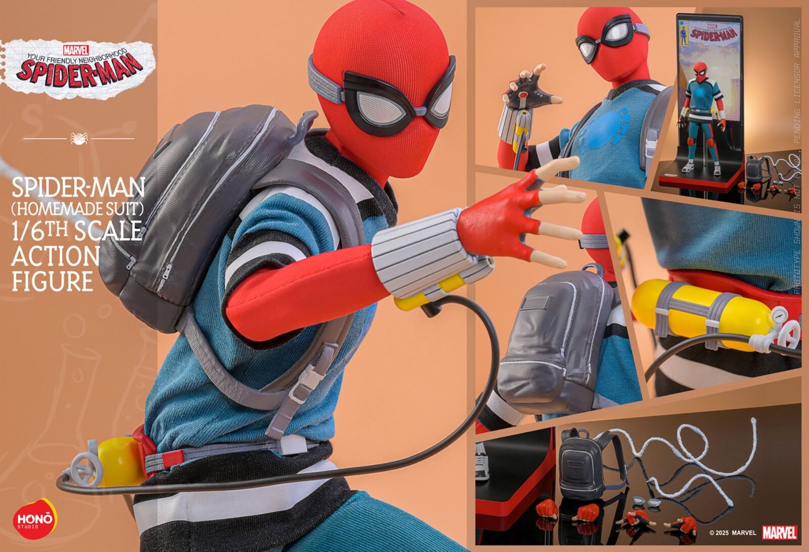 Figura de Spider-Man (Homemade Suit) en Tu amigo y vecino Spider-Man por Hono Studio - Imagen 19
