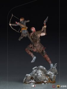 Estatua de Kratos & Atreus en God of War por Iron Studios - Imagen 5