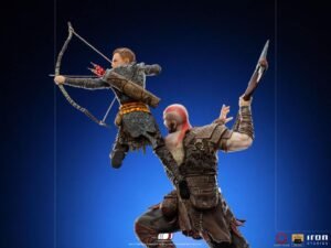 Estatua de Kratos & Atreus en God of War por Iron Studios - Imagen 9