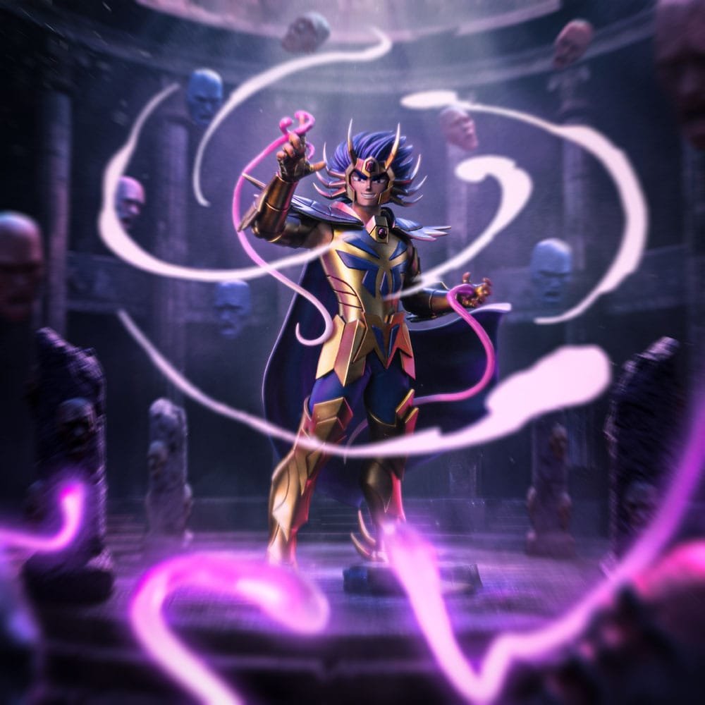 Estatua Art Scale 1/10 de Máscara de Muerte de Cáncer en Saint Seiya por Iron Studios - Imagen 7