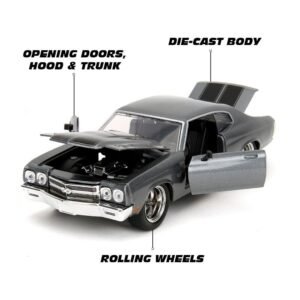 Vehículo 1/24 1970 Chevrolet en A Todo Gas por Jada Toys - Imagen 4