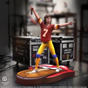 Estatua Rock Iconz de Mick Jagger (Burgundy Jersey) en The Rolling Stones por Knucklebonz - Imagen 3