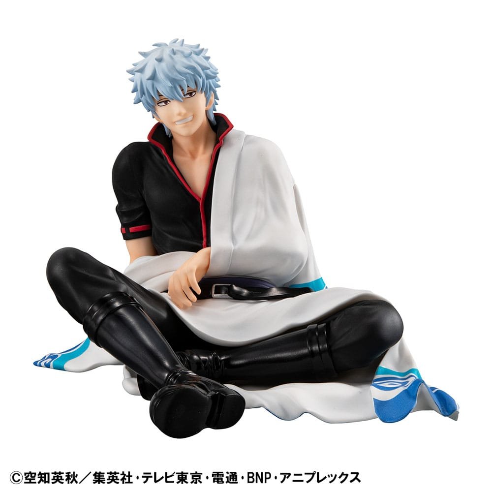 Estatua G.E.M. Series Palm Size de Gintoki Sakata en Gintama por MegaHouse - Imagen 3