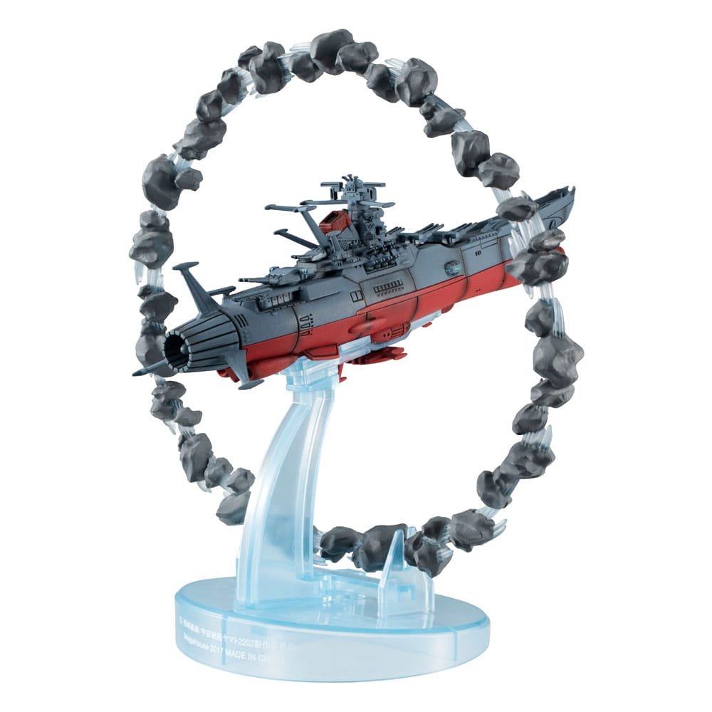Estatua Cosmofleet SP de Re y Asteroid Ring en Space Battleship Yamato por MegaHouse - Imagen 2