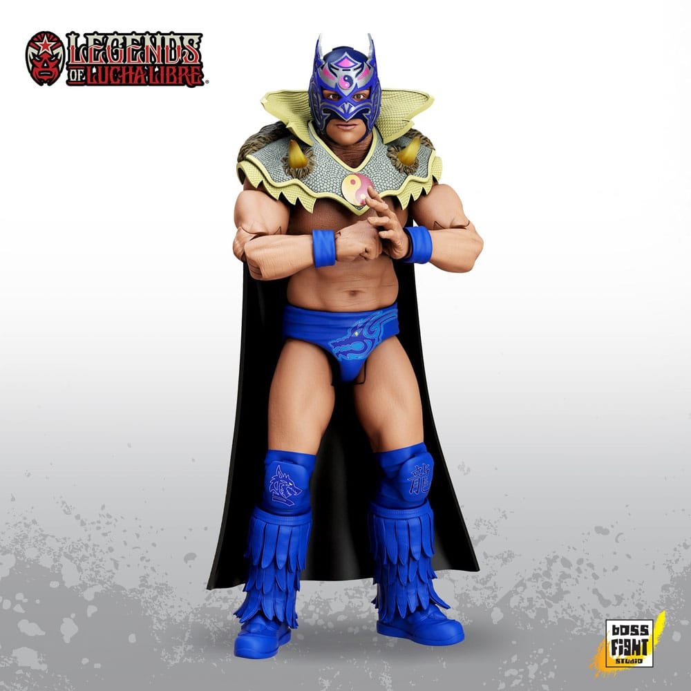 Figura articulada de Dragon Lee en Legends of Lucha Libre por Boss Fight Studio - Imagen 4