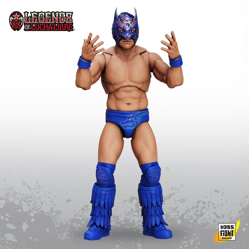 Figura articulada de Dragon Lee en Legends of Lucha Libre por Boss Fight Studio - Imagen 5