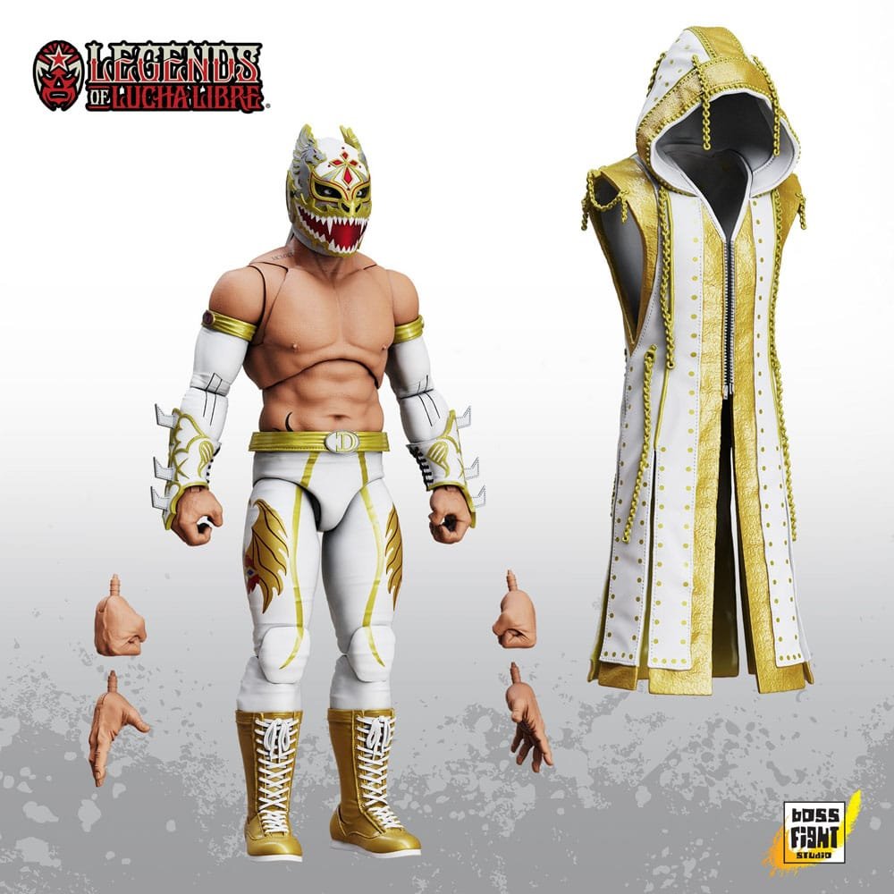 Figura articulada de Dralístico en Legends of Lucha Libre por Boss Fight Studio - Imagen 2