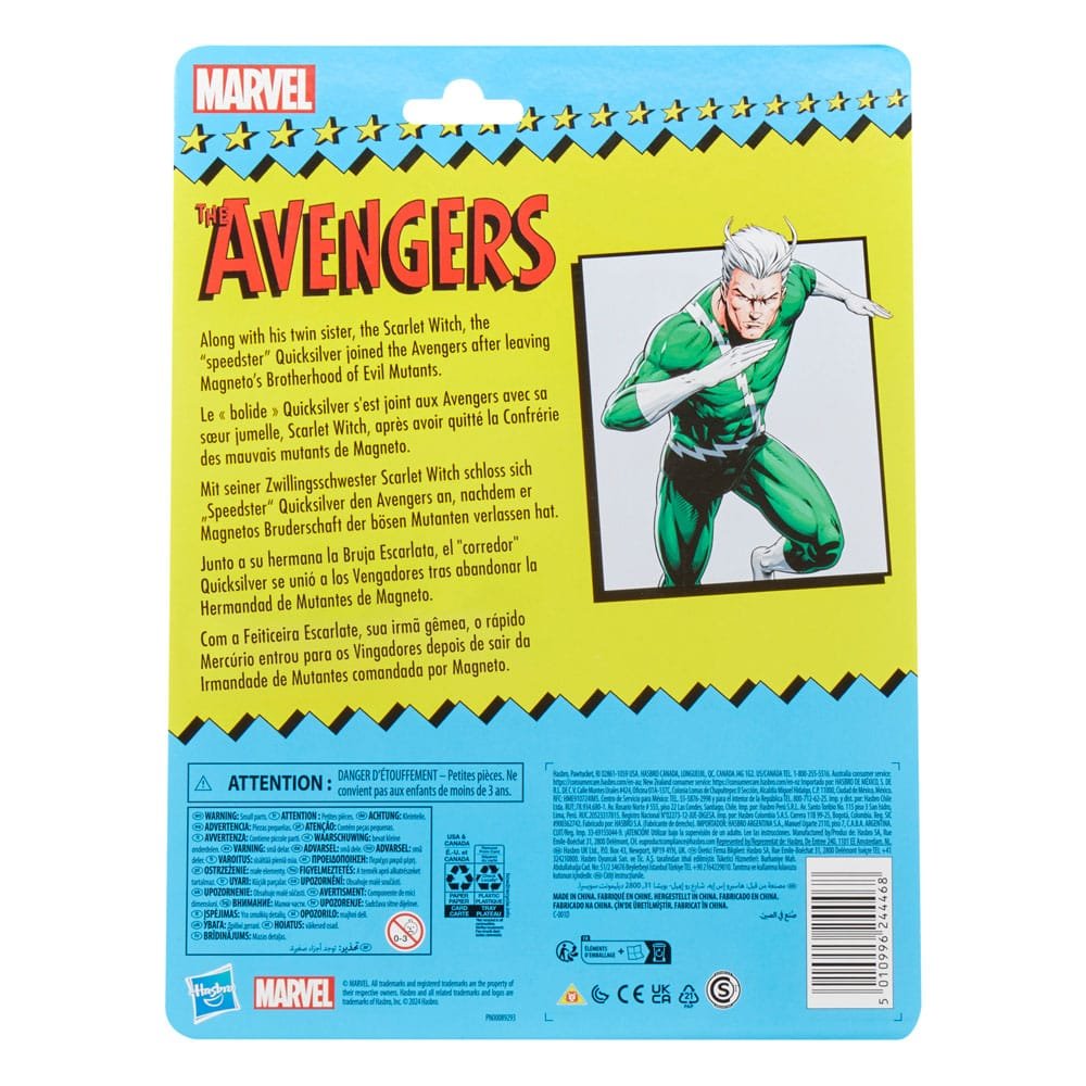 Figura Retro Marvel Legends de Quicksilver en Los Vengadores por Hasbro - Imagen 9