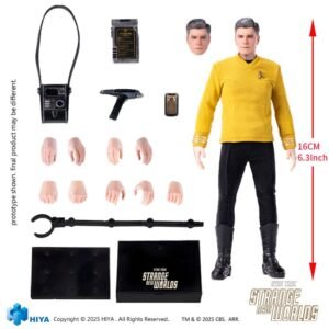 Figura Exquisite Super Series de Pike en Star Trek Strange New Worlds por Hiya Toys - Imagen 2