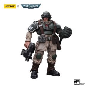 Figura de Astra Militarum Cadian Command Squad Veteran Sergeant with Power Fist en Warhammer 40k por Joy Toy (CN) - Imagen 3