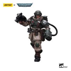 Figura de Astra Militarum Cadian Command Squad Veteran Sergeant with Power Fist en Warhammer 40k por Joy Toy (CN) - Imagen 4