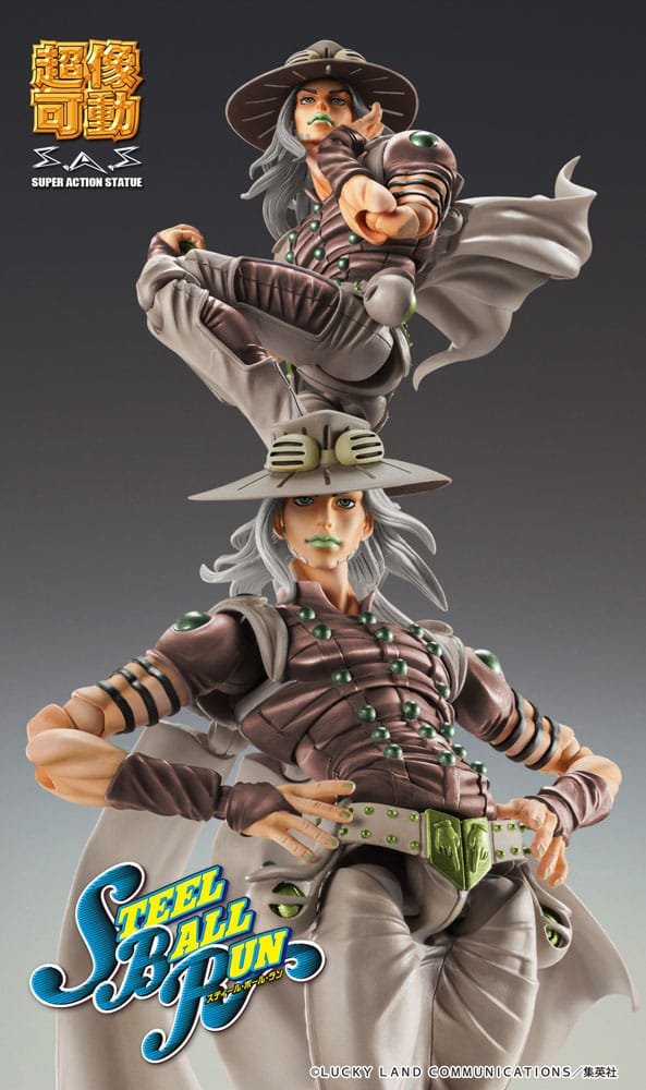 Figura Super Action Chozokado Second de Johnny Joestar en JoJo's Bizarre Adventure Part 7: Steel Ball Run por Medicos Entertainment - Imagen 4