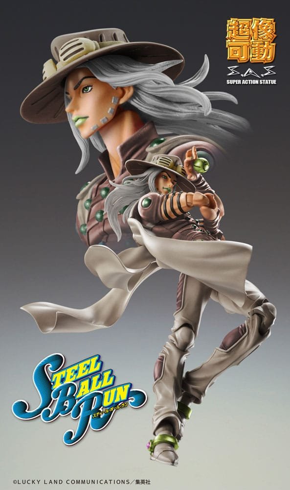 Figura Super Action Chozokado Second de Johnny Joestar en JoJo's Bizarre Adventure Part 7: Steel Ball Run por Medicos Entertainment - Imagen 5