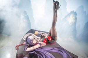 Estatua PVC 1/6 Frolicking Flowers Verse I Ver. de Ying Swei en Azur Lane por AniGame - Imagen 9