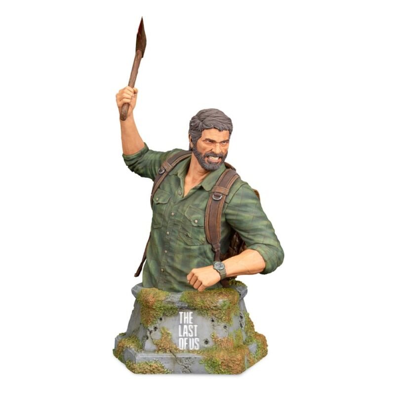 Busto de Joel con hacha en The Last of Us por Dark Horse
