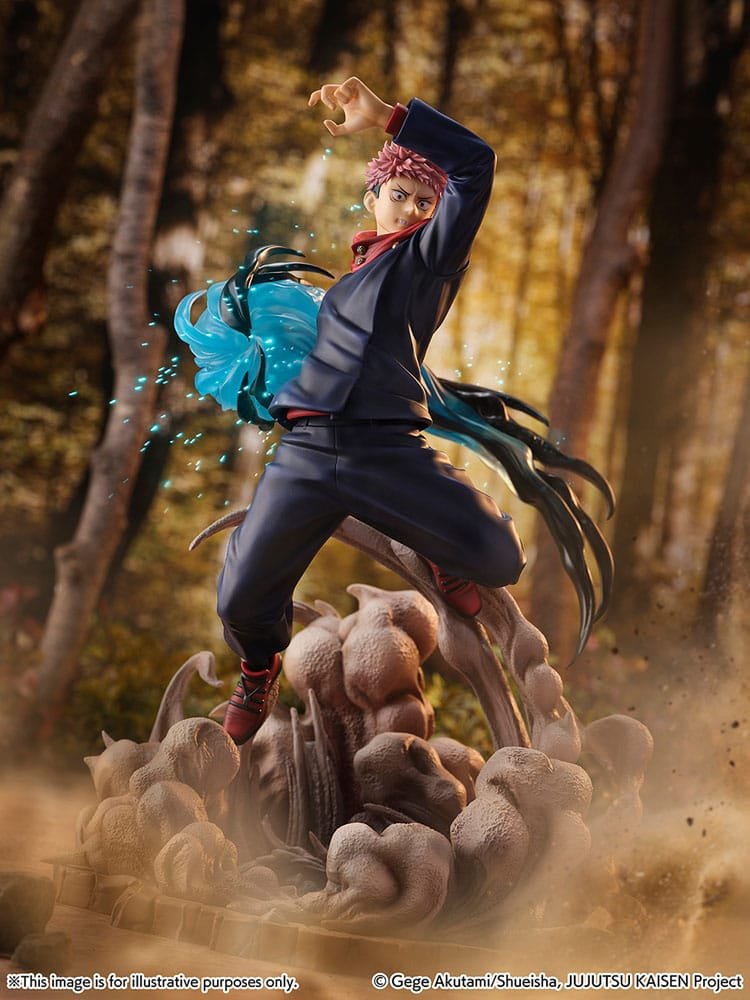 Estatua PVC 1/7 SHIBUYA SCRAMBLE FIGURE de Yuji Itadori en Jujutsu Kaisen por eStream - Imagen 9