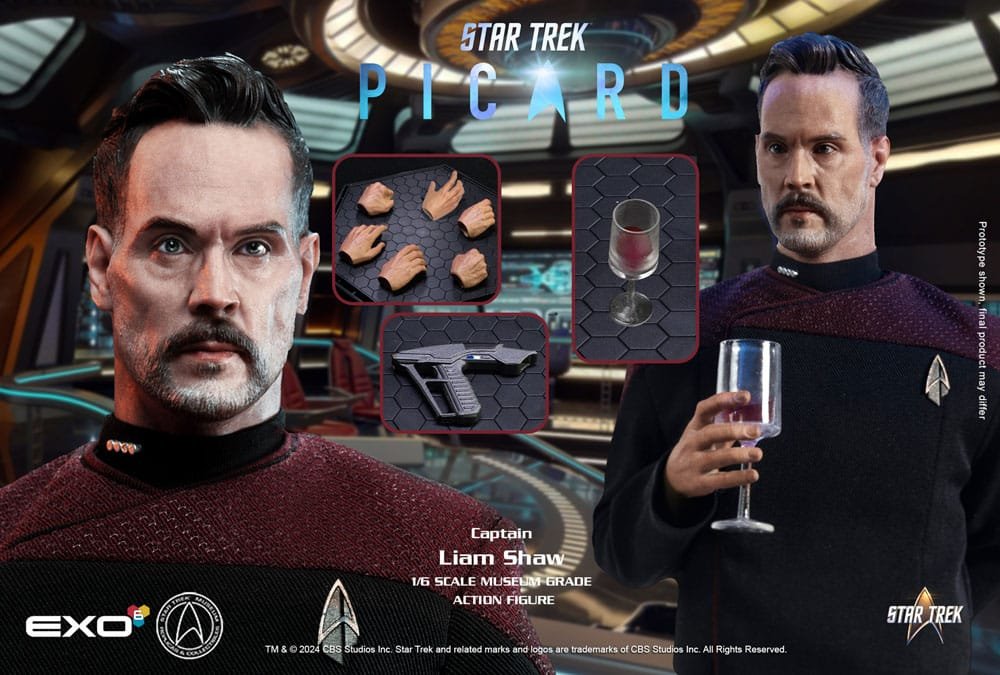 Figura articulada 1/6 de Captain Liam Shaw en Star Trek: Picard por EXO-6 - Imagen 7