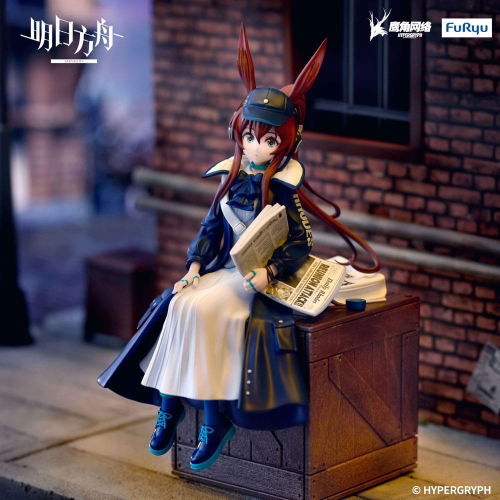 Estatua PVC Noodle Stopper Newsgirl Ver. de Amiya en Arknights por Furyu - Imagen 2