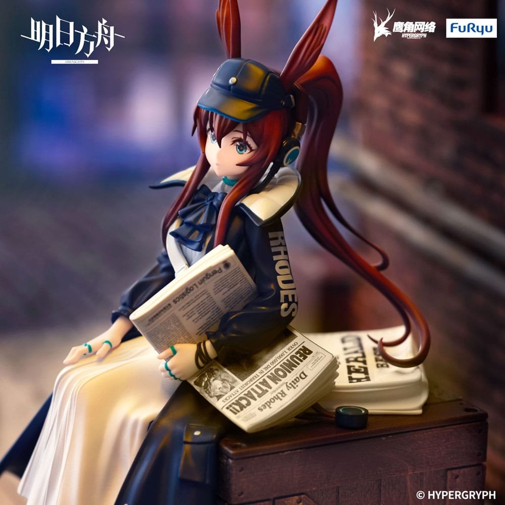 Estatua PVC Noodle Stopper Newsgirl Ver. de Amiya en Arknights por Furyu - Imagen 4