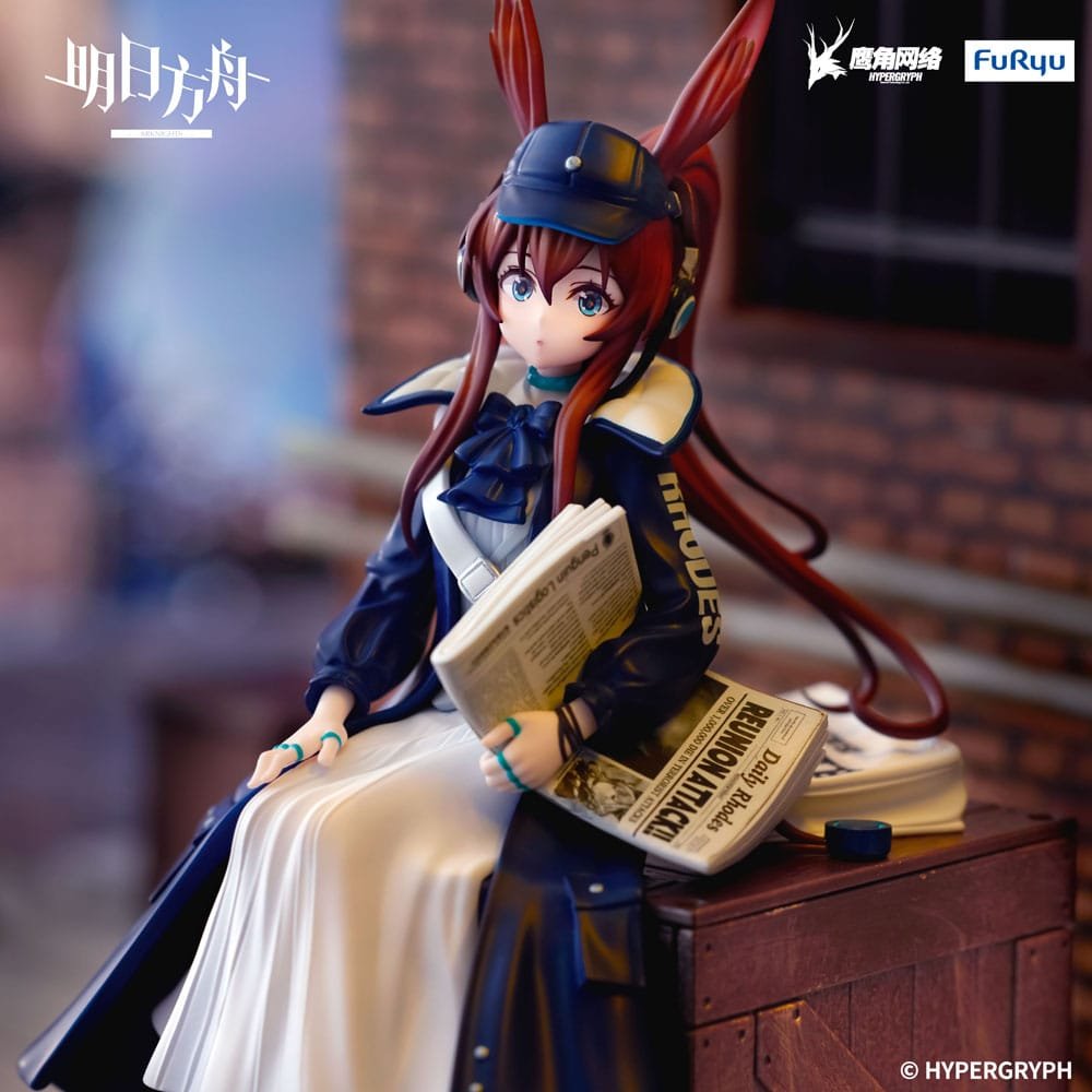 Estatua PVC Noodle Stopper Newsgirl Ver. de Amiya en Arknights por Furyu - Imagen 5