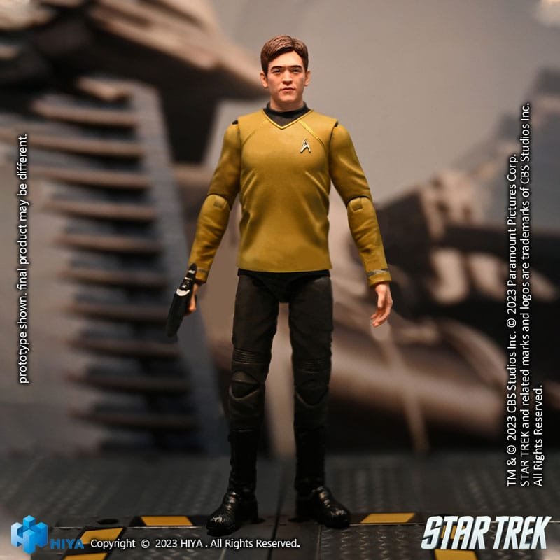 Figura Exquisite Mini 1/18 de Sulu en Star Trek 2009 por Hiya Toys