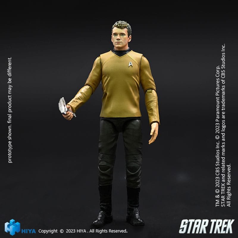 Figura Exquisite Mini 1/18 de Chekov en Star Trek 2009 por Hiya Toys
