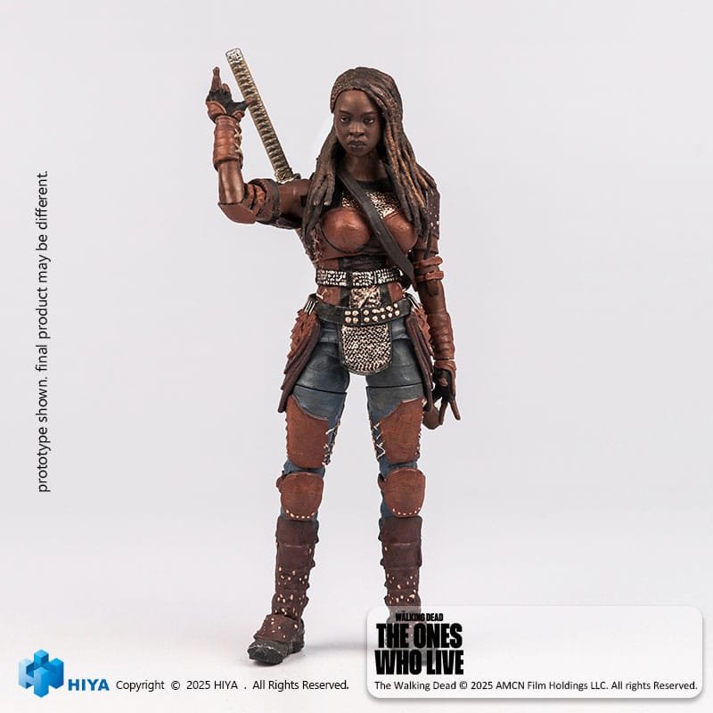 Figura Exquisite Mini 1/18 de Michonne en The Walking Dead: The Ones Who Lived por Hiya Toys