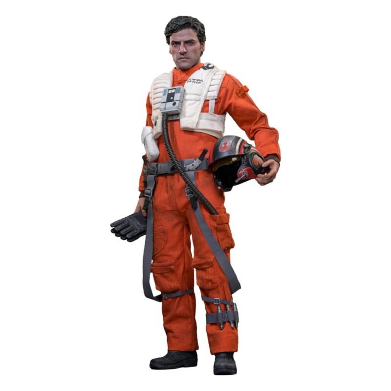 Figura articulada 1/6 de Poe Dameron en Star Wars por Hot Toys