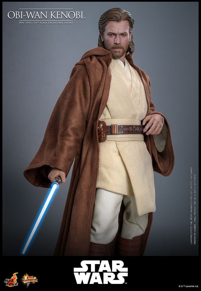 Figura articulada 1/6 de Obi-Wan Kenobi en Star Wars: Episodio II – El ataque de los clones por Hot Toys - Imagen 6