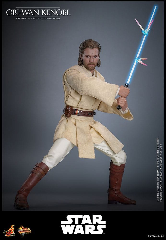 Figura articulada 1/6 de Obi-Wan Kenobi en Star Wars: Episodio II – El ataque de los clones por Hot Toys - Imagen 7
