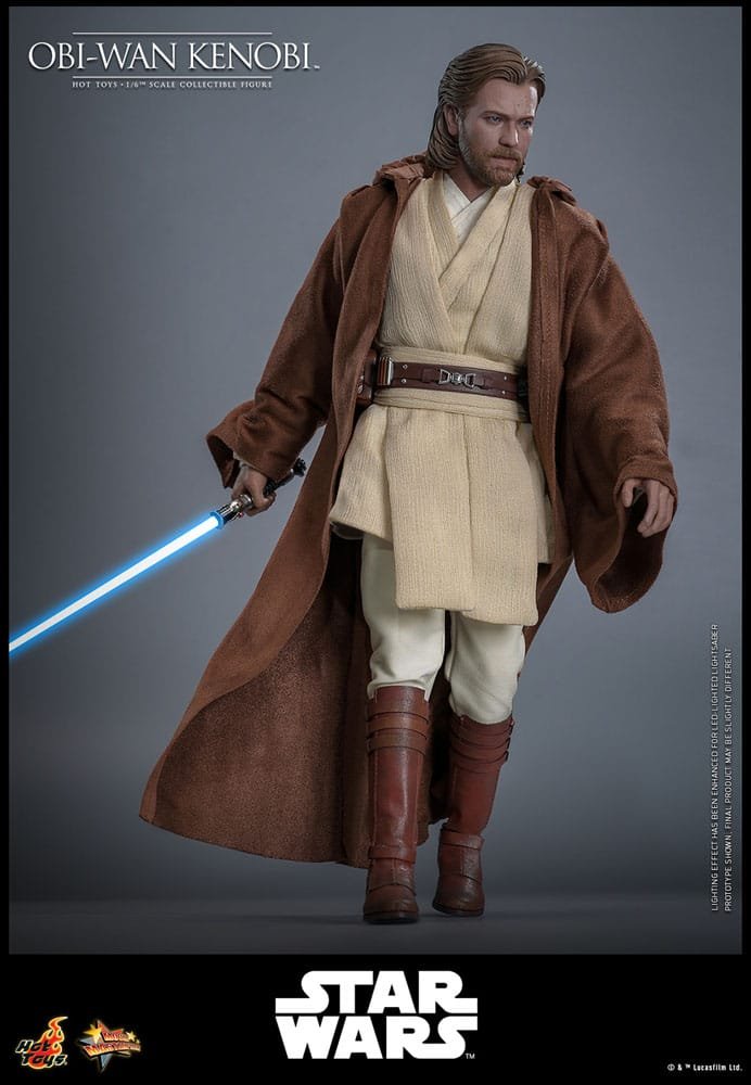 Figura articulada 1/6 de Obi-Wan Kenobi en Star Wars: Episodio II – El ataque de los clones por Hot Toys - Imagen 8