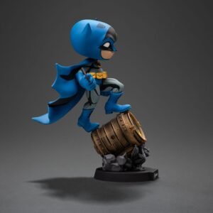 Minifigura Mini Co. de Batman sobre la Batseñal (versión azul) en DC Comics por Iron Studios - Imagen 4
